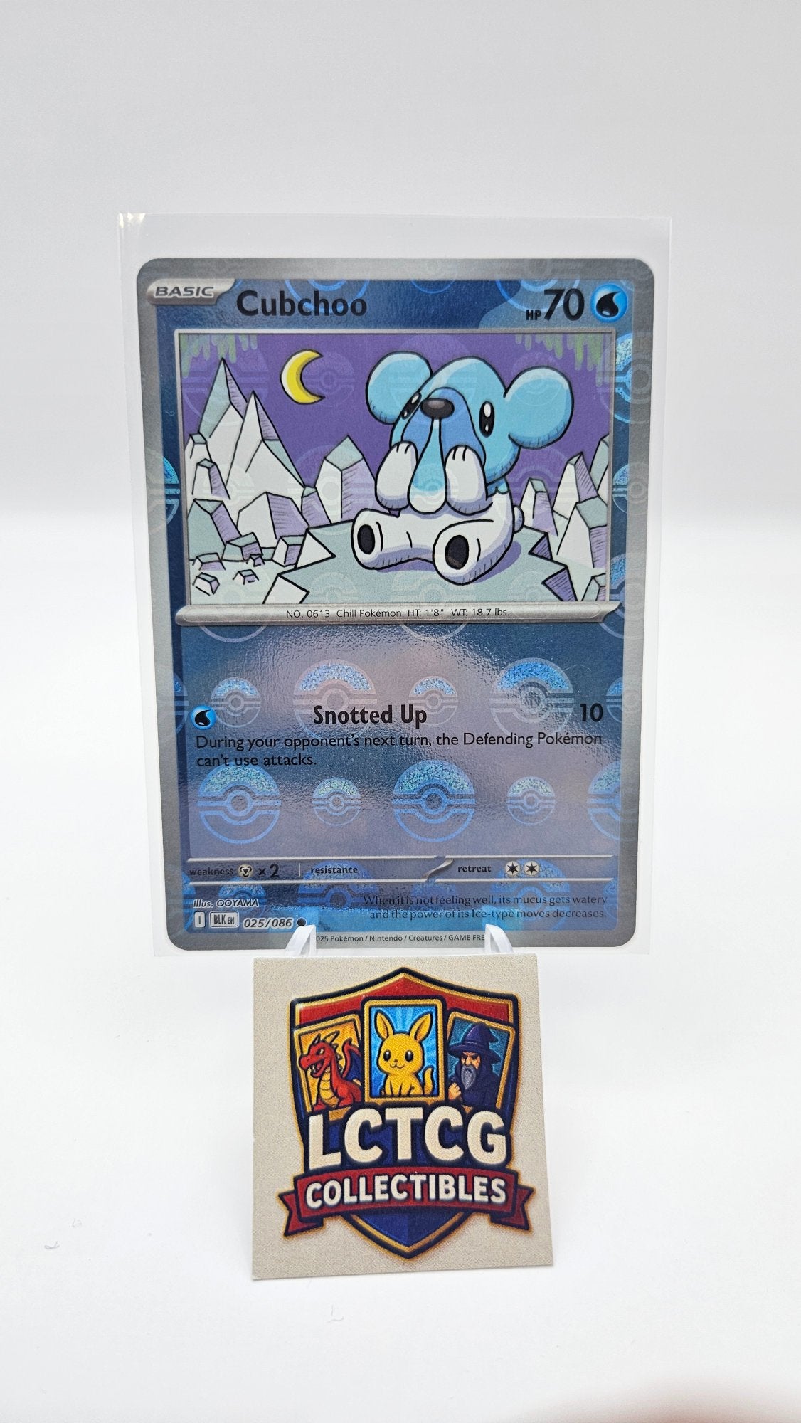 Image of Cubchoo Black Bolt (BLK) #25