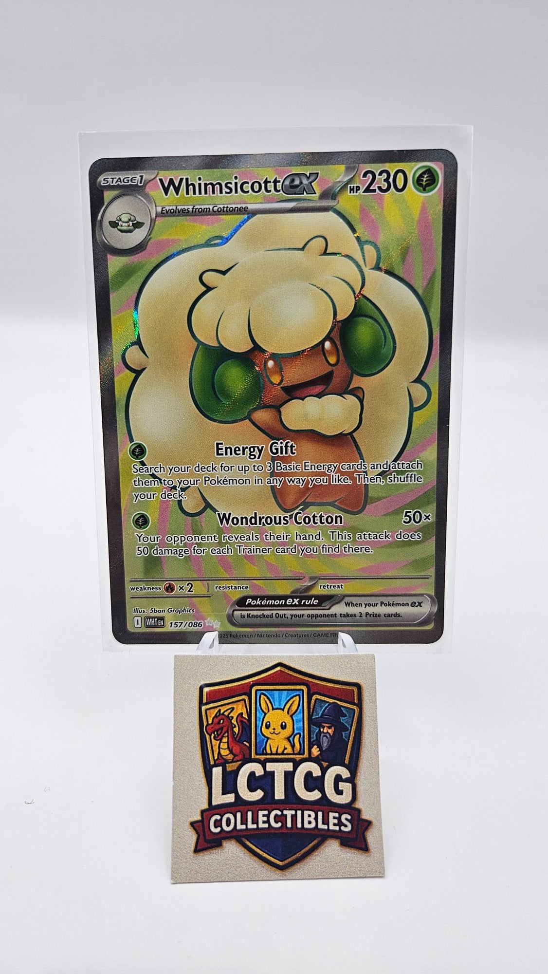 Image of Whimsicott ex White Flare (WHT) #157