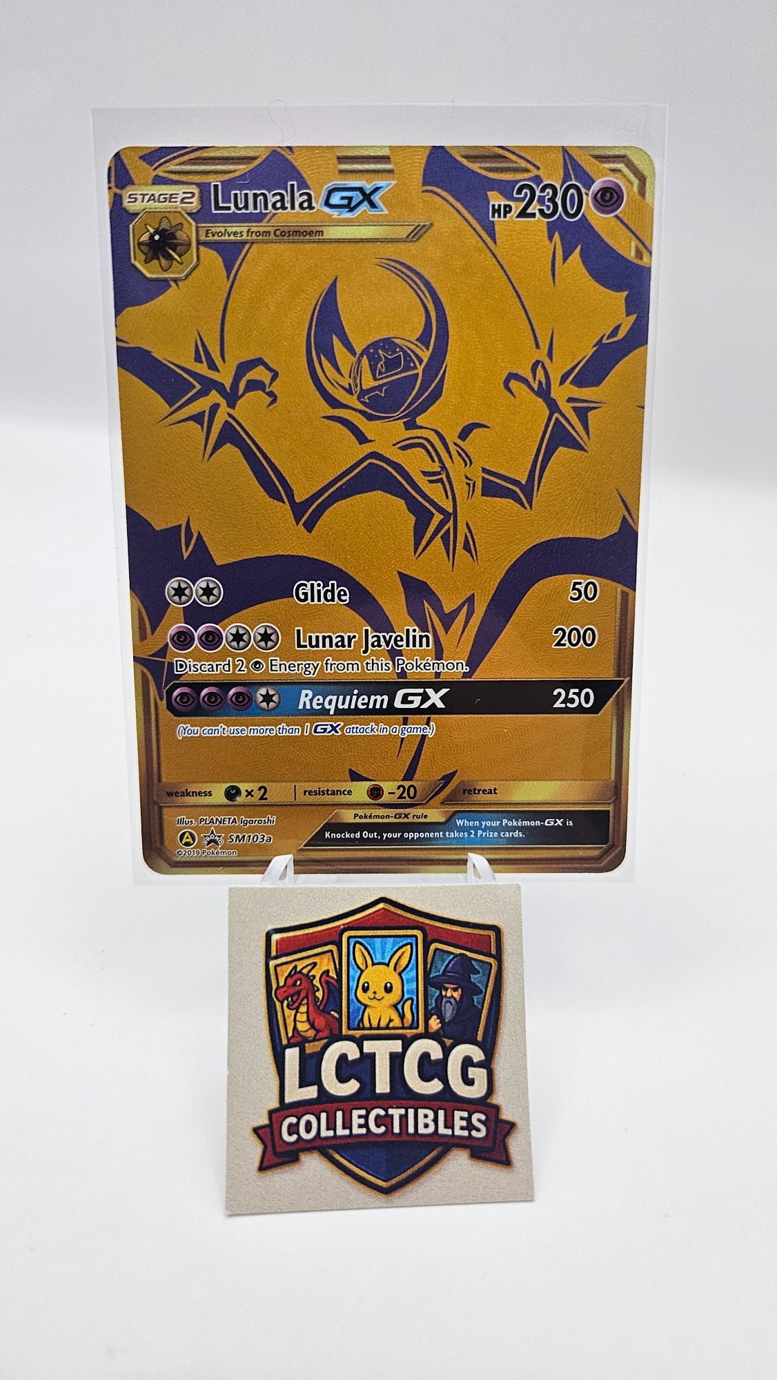 Image of Lunala-GX Sun and Moon Promos (SMP) #SM103a