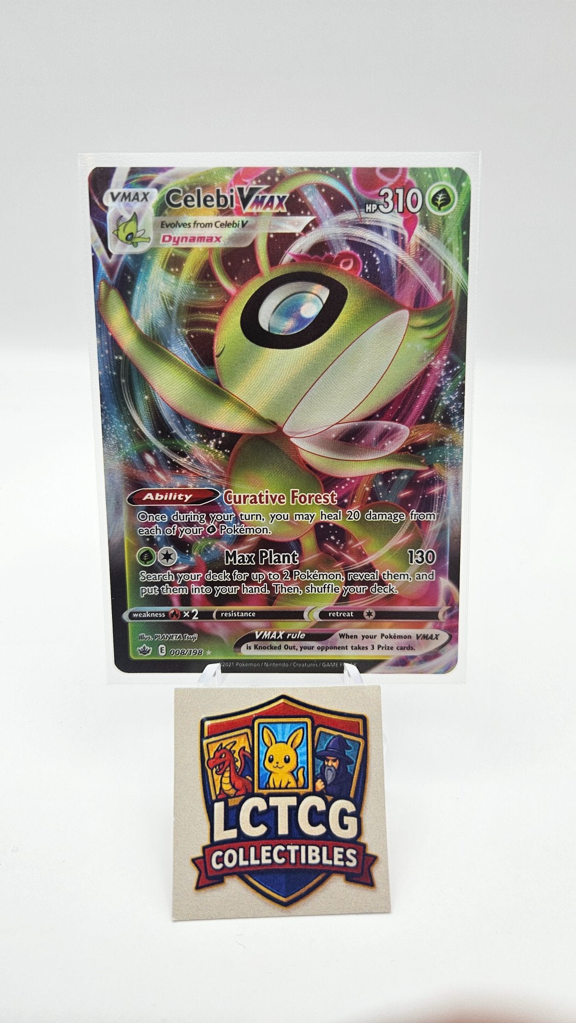 Image of Celebi VMAX Chilling Reign (CRE) #008