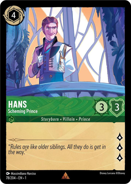 Hans - Scheming Prince - The First Chapter (1)Foil