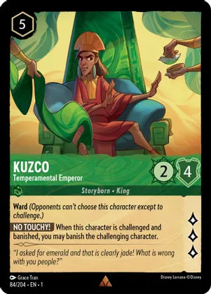 Kuzco - Temperamental Emperor - 84/204 The First Chapter (1) Non Foil
