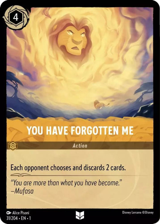 You Have Forgotten Me - The First Chapter (1) Non Foil