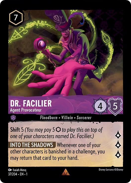 Dr. Facilier - Agent Provocateur - The First Chapter (1) Non Foil
