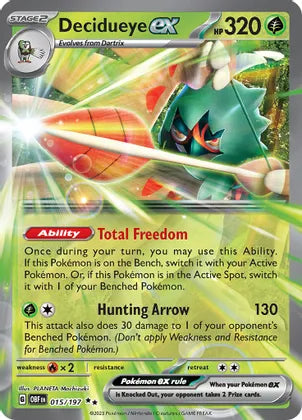 Decidueye ex - 015/197: Obsidian Flames