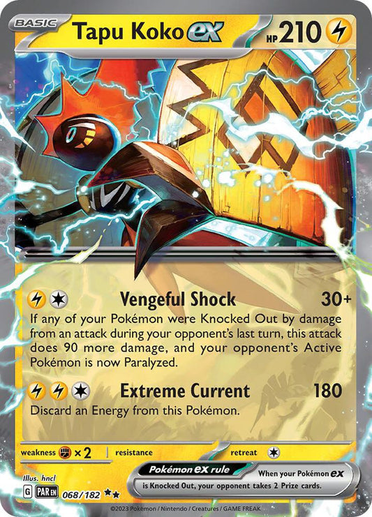 Tapu Koko ex - 068/182 - SV04: Paradox Rift
