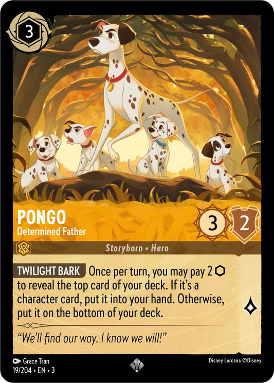 Pongo - Determined Father - Into the Inklands (3) Non Foil