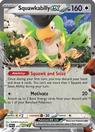 Squawkabilly ex - 075/091 - SV: Paldean Fates