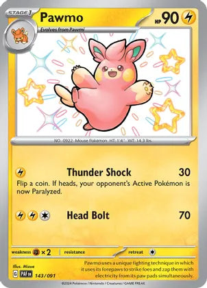Pawmo - 143/109SV: Paldean Fates