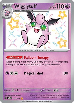 Wigglytuff - 147/091 SV: Paldean Fates