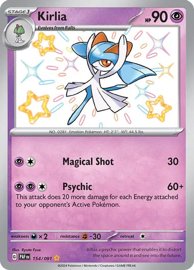 Kirlia - 154/091 - SV: Paldean Fates