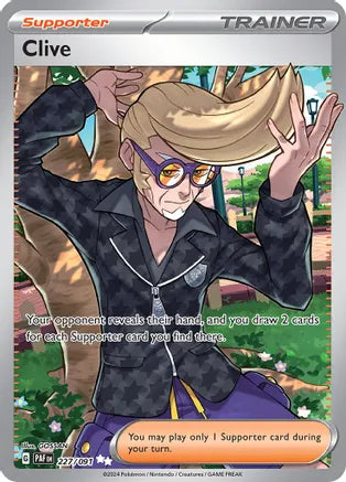 Clive - 227/091 - SV: Paldean Fates