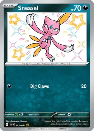 Sneasel - 182/091 SV: Paldean Fates