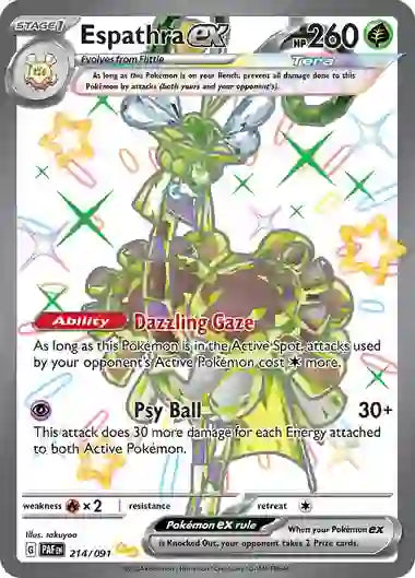 Espathra ex - 214/091 - SV: Paldean Fates