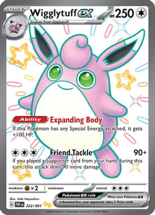 Wigglytuff ex - 222/091 SV: Paldean Fates