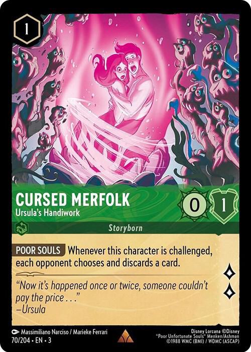 Cursed Merfolk - Ursula's Handiwork - Into the Inklands (3) Non Foil