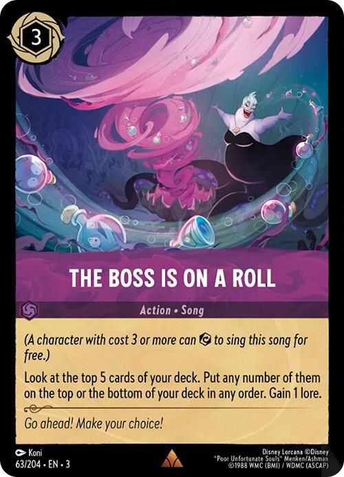 The Boss is on a Roll - Into the Inklands (3) Non Foil