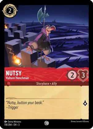 Nutsy - Vulture Henchman - 118/204 Into the Inklands (3) Foil