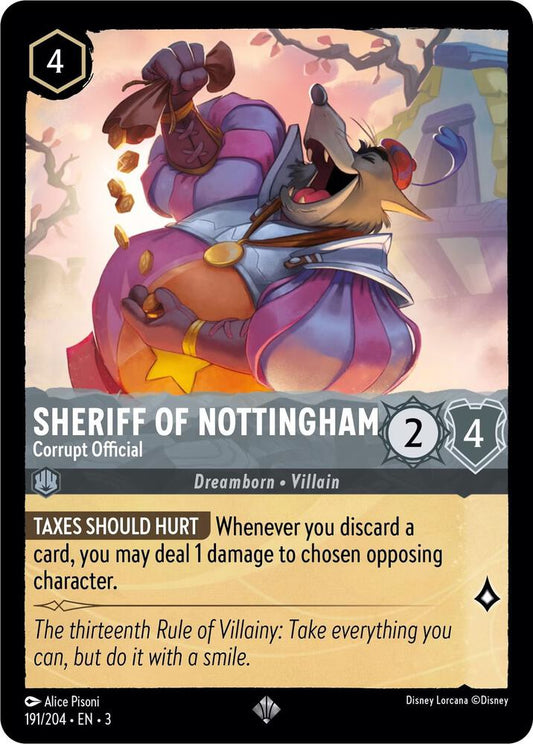 Sheriff of Nottingham - Corrupt Official - Into the Inklands (3) Non Foil