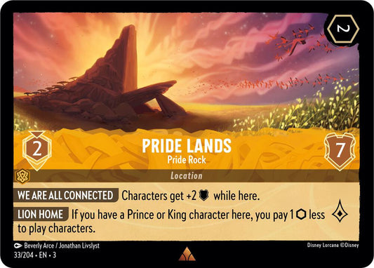 Pride Lands - Pride Rock - Into the Inklands (3) Non Foil