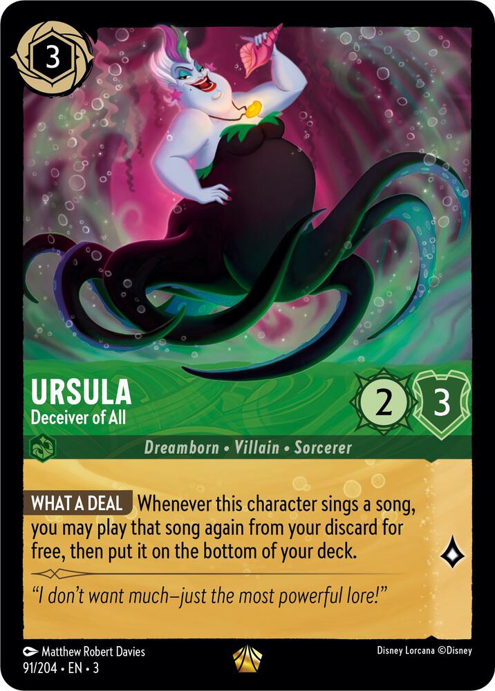 Ursula - Deceiver of All - Into the Inklands (3) Non foil