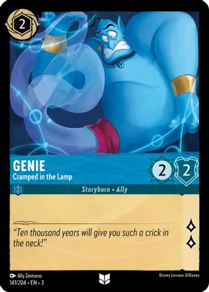 Genie - Cramped in the Lamp -141/204 Into the Inklands (3) Foil