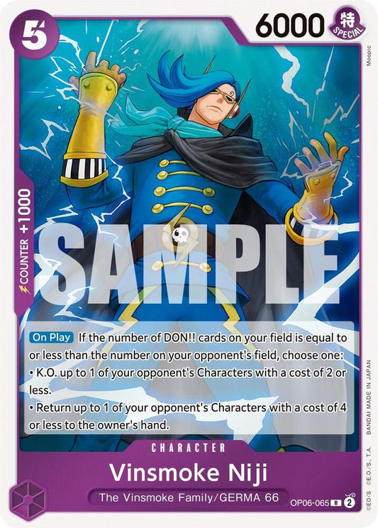 Vinsmoke Niji (065) - Wings of the Captain (OP06) Foil