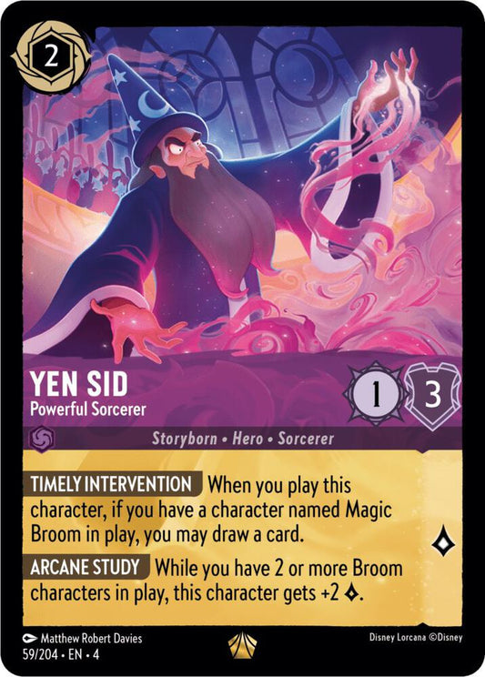 Yen Sid - Powerful Sorcerer - Ursula's Return (4) Foil