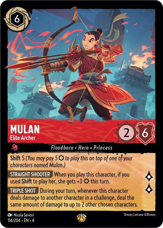 Mulan - Elite Archer - Ursula's Return (4) Foil