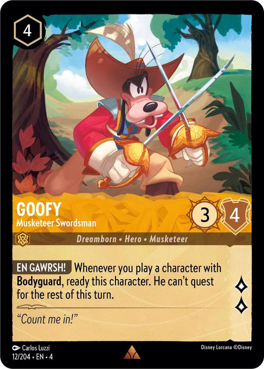 Goofy - Musketeer Swordsman - Ursula's Return (4) Foil