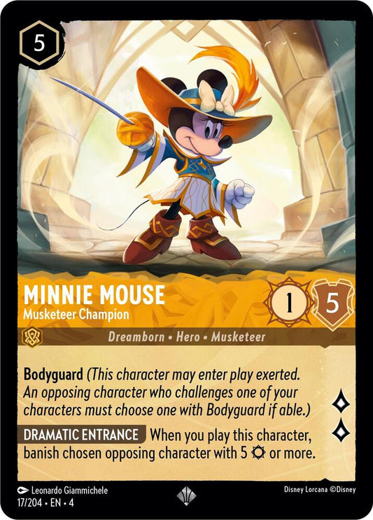 Minnie Mouse - Musketeer Champion - Ursula's Return (4) non foil