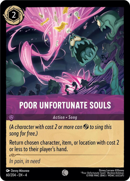 Poor Unfortunate Souls - Ursula's Return (4) Foil