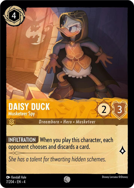 Daisy Duck - Musketeer Spy - Ursula's Return (4) Foil
