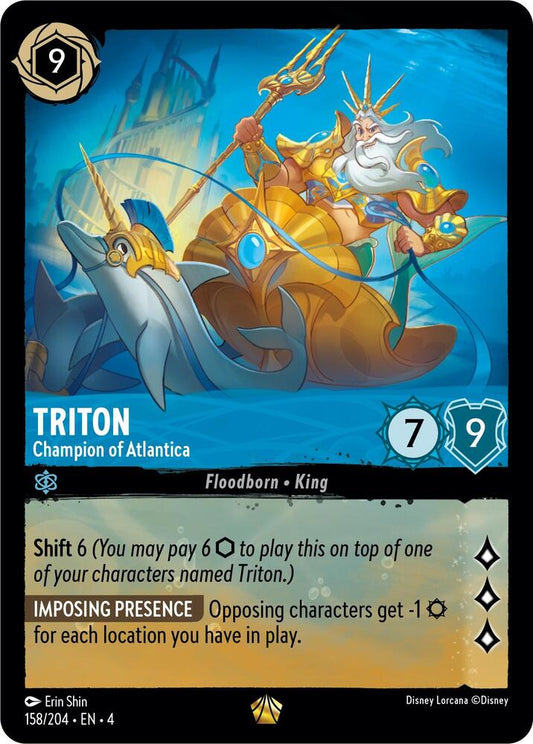 Triton - Champion of Atlantica - Ursula's Return (4) Non Foil