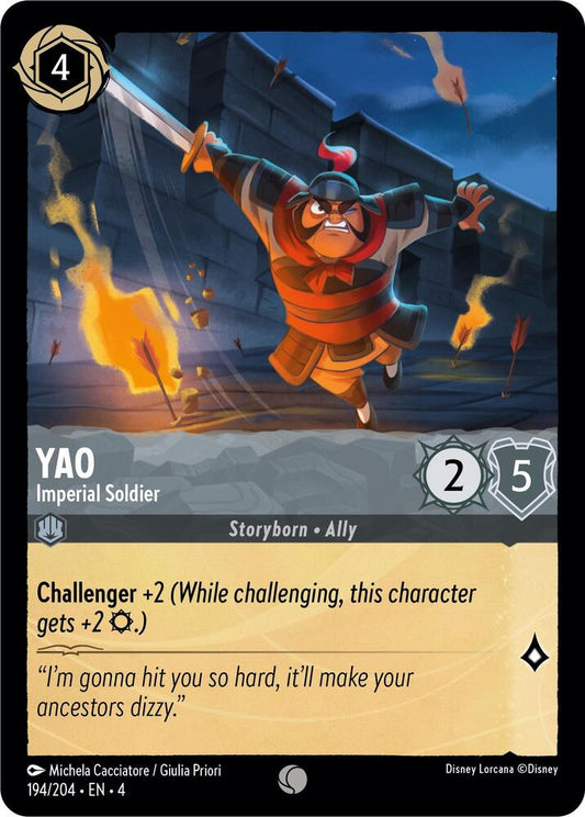Yao - Imperial Soldier - Ursula's Return (4) Foil