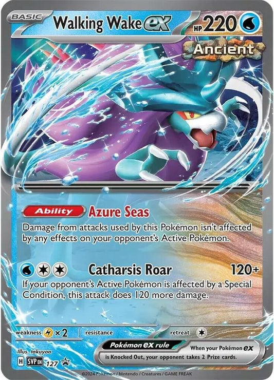 Walking Wake ex - 127 - SV: Scarlet & Violet Promo Cards (SVP)