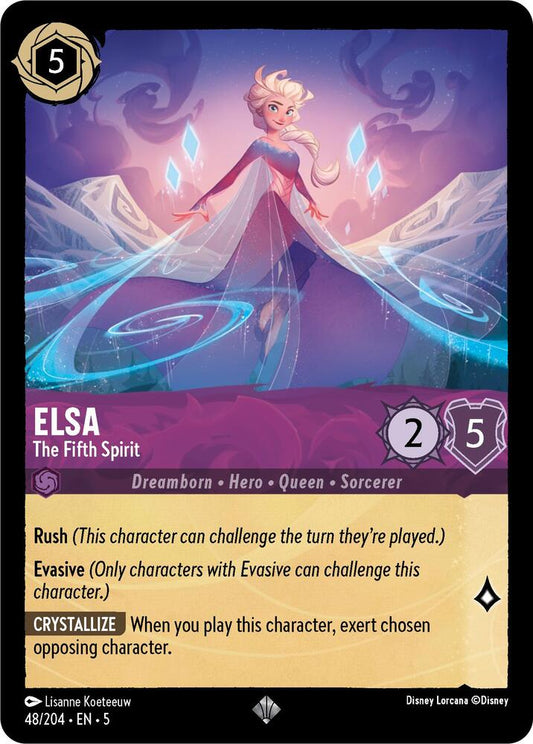 Elsa - The Fifth Spirit - Shimmering Skies (5) Non Foil