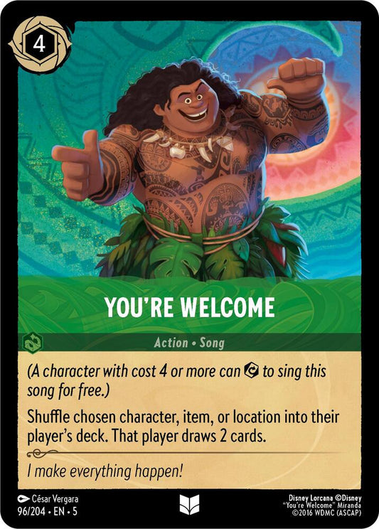 You're Welcome - Shimmering Skies (5) Foil