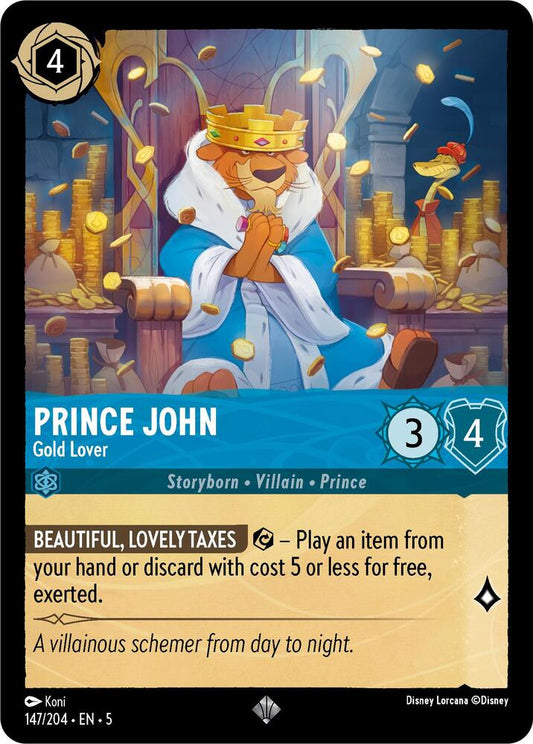 Prince John - Gold Lover - Shimmering Skies (5) Non Foil