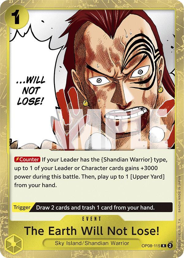The Earth Will Not Lose! - Two Legends (OP08)