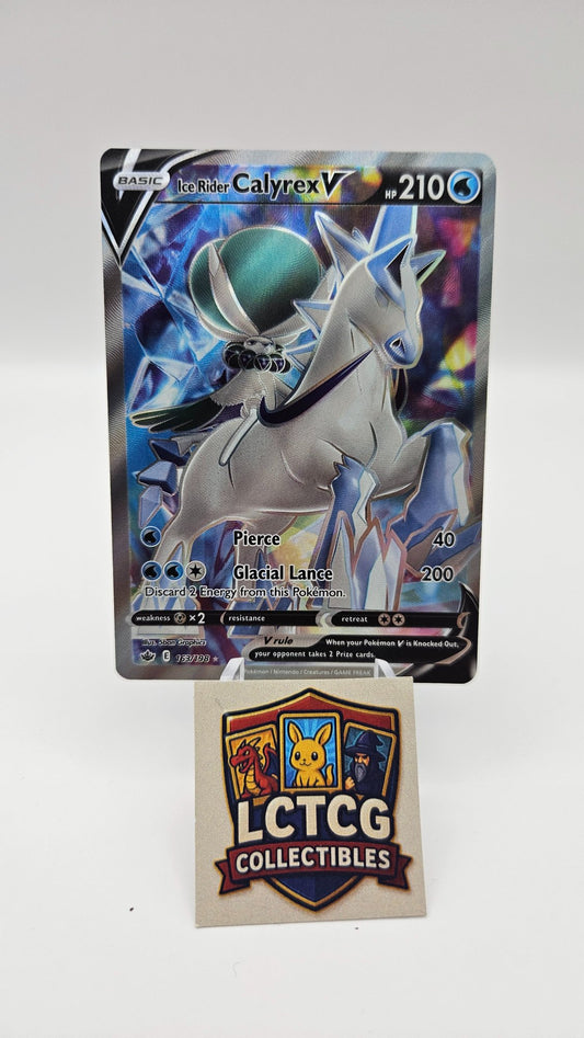 Image of Ice Rider Calyrex V Chilling Reign (CRE) #163