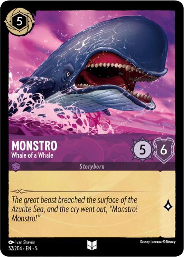 Monstro - Whale of a Whale - Shimmering Skies (5) Foil