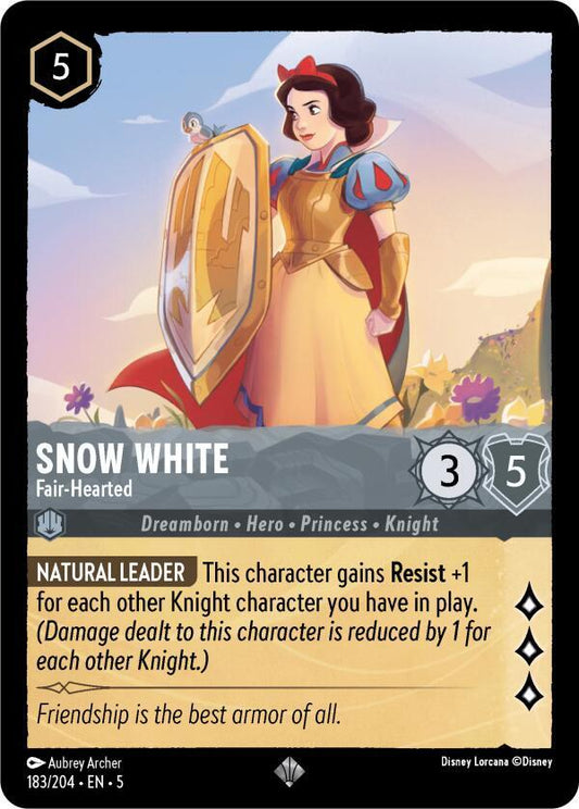 Snow White - Fair-Hearted - Shimmering Skies (5) Foil