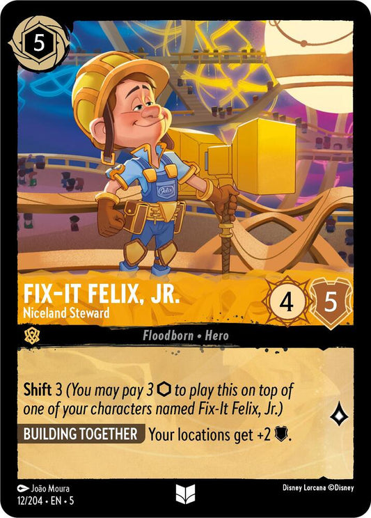 Fix-It Felix, Jr. - Niceland Steward - Shimmering Skies (5) Foil