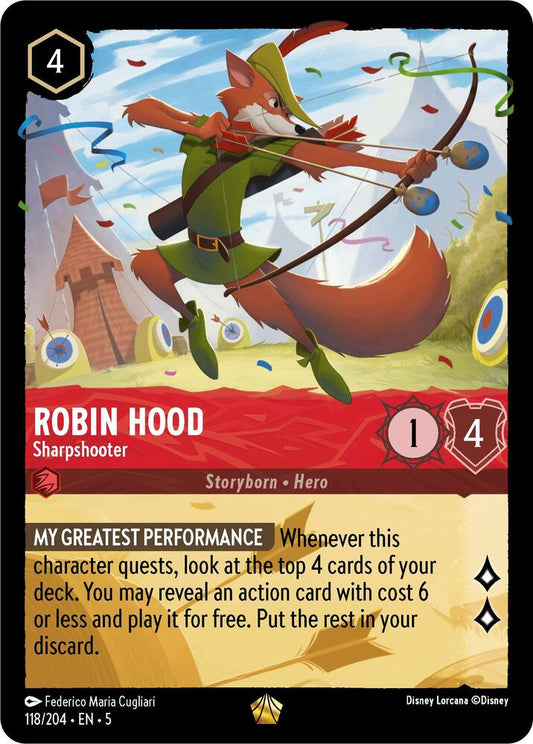 Robin Hood - Sharpshooter - Shimmering Skies (5) Foil