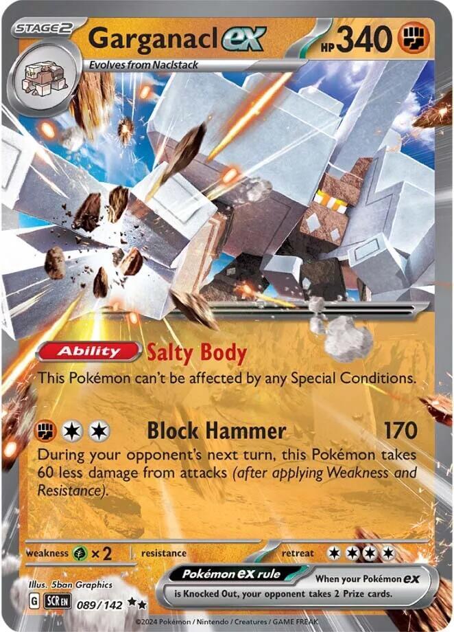 Garganacl ex - 089/142 SV07: Stellar Crown (SV07)