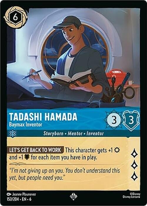 Tadashi Hamada - Baymax Inventor - Azurite Sea (6) Non Foil