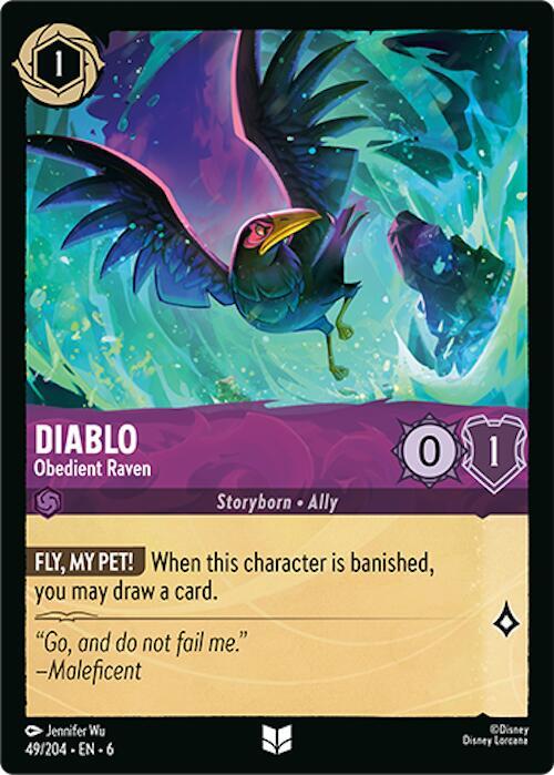 Diablo - Obedient Raven - Azurite Sea (6) Non Foil