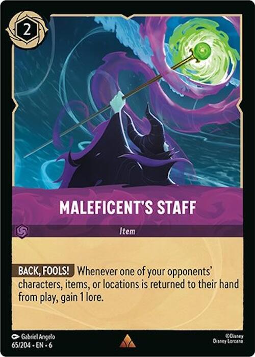 Maleficent's Staff - Azurite Sea (6) Foil