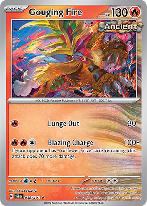 Gouging Fire - SV08: Surging Sparks (SV08) Holo